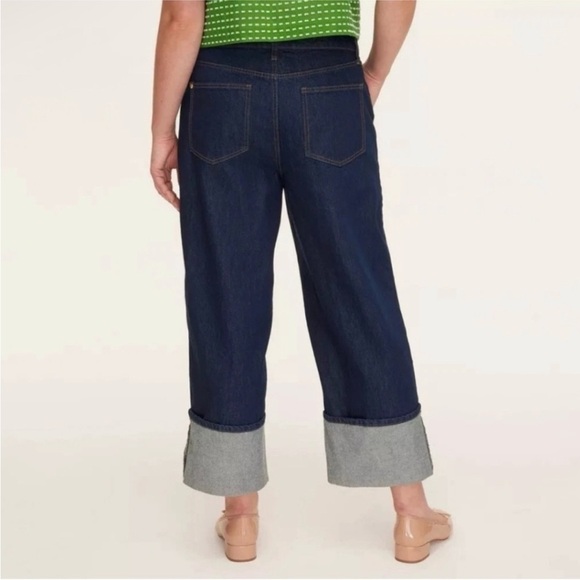 NWOT Kate Spade Denim Wide Leg Jeans Size 6 - Picture 3 of 13